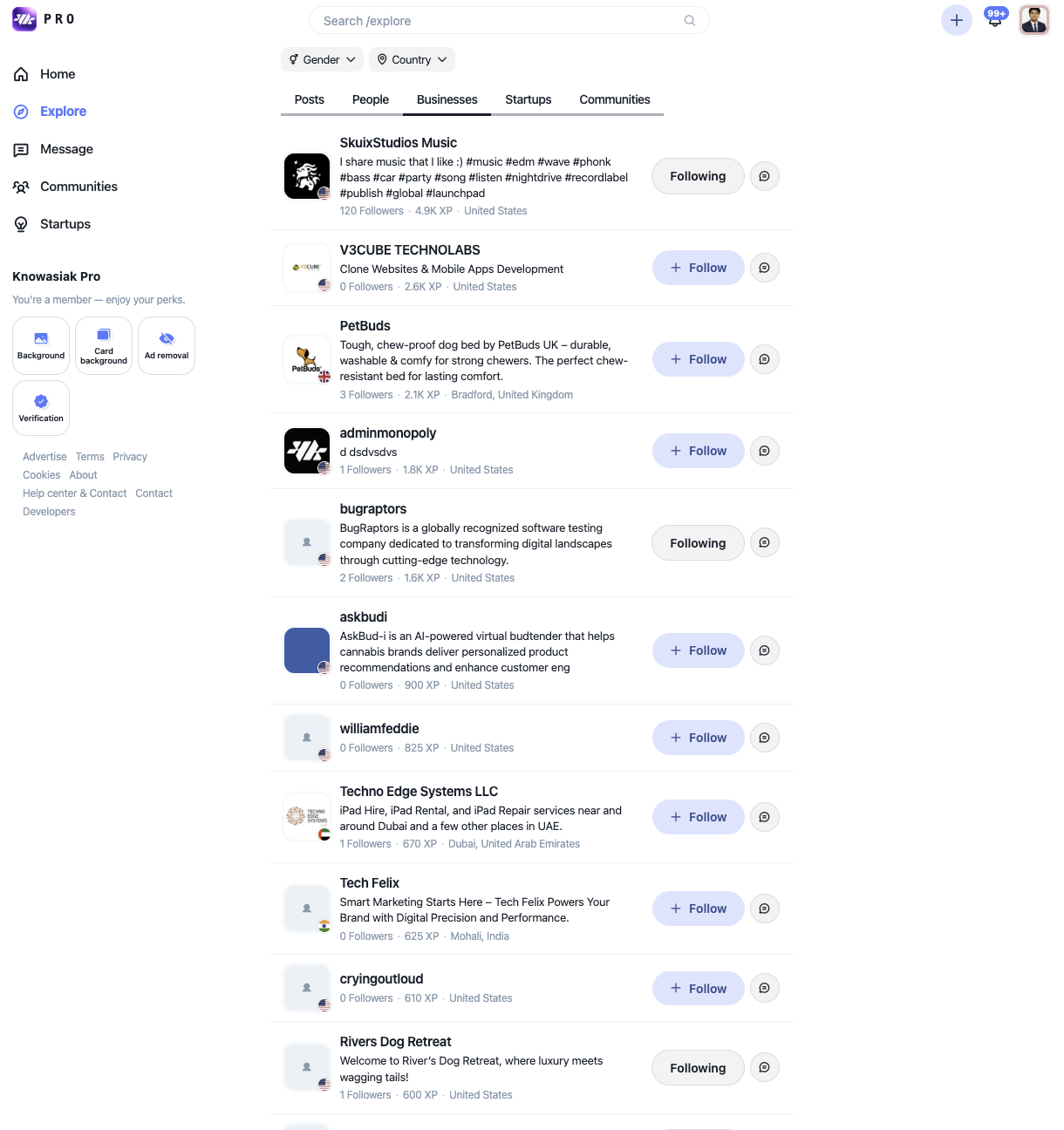 Knowasiak business directory